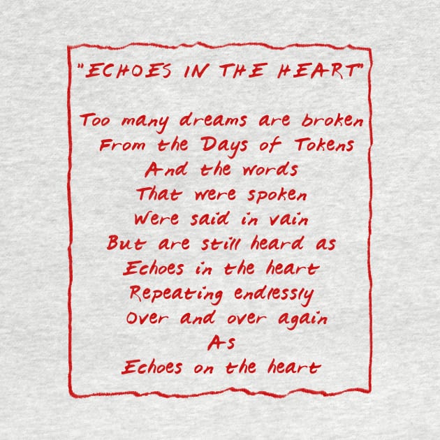 Echoes In The Heart by TJ Cook by J. Rufus T-Shirtery